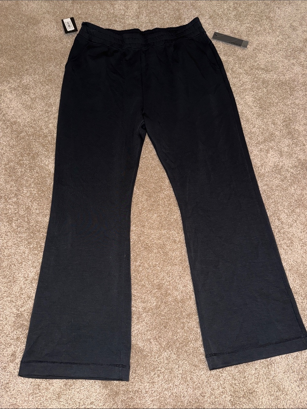 Mono B Women’s Black Wide-Leg Lounge Pants 2XL - NWT